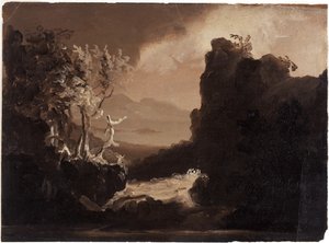 Romantic Landscape (Last of the Mohicans), 1827